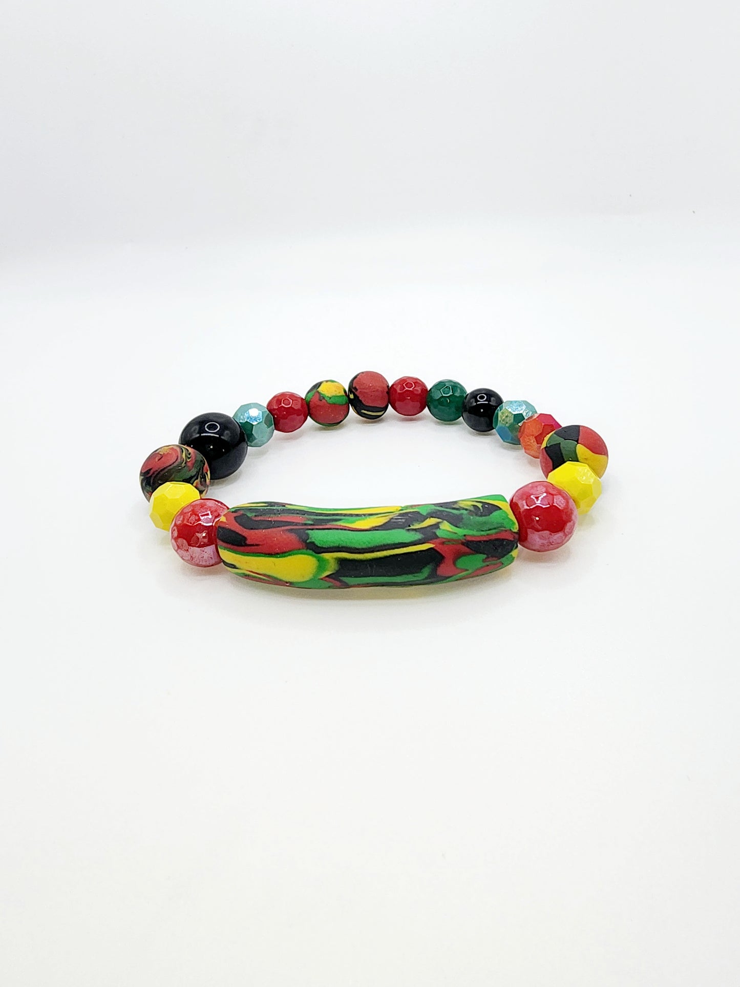 Arria | Polymer Clay African Continent Focal Piece