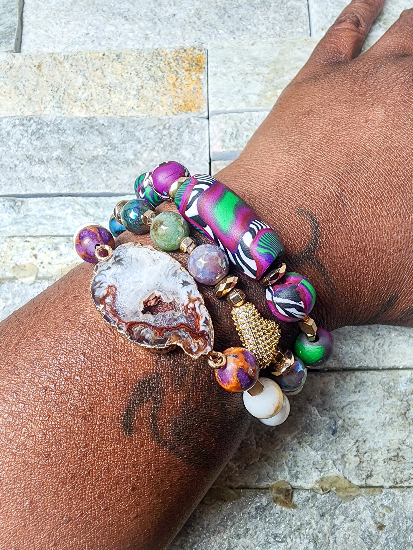 Rhythm | Amalgamation: Elemental Harmony in Bracelet Stacks