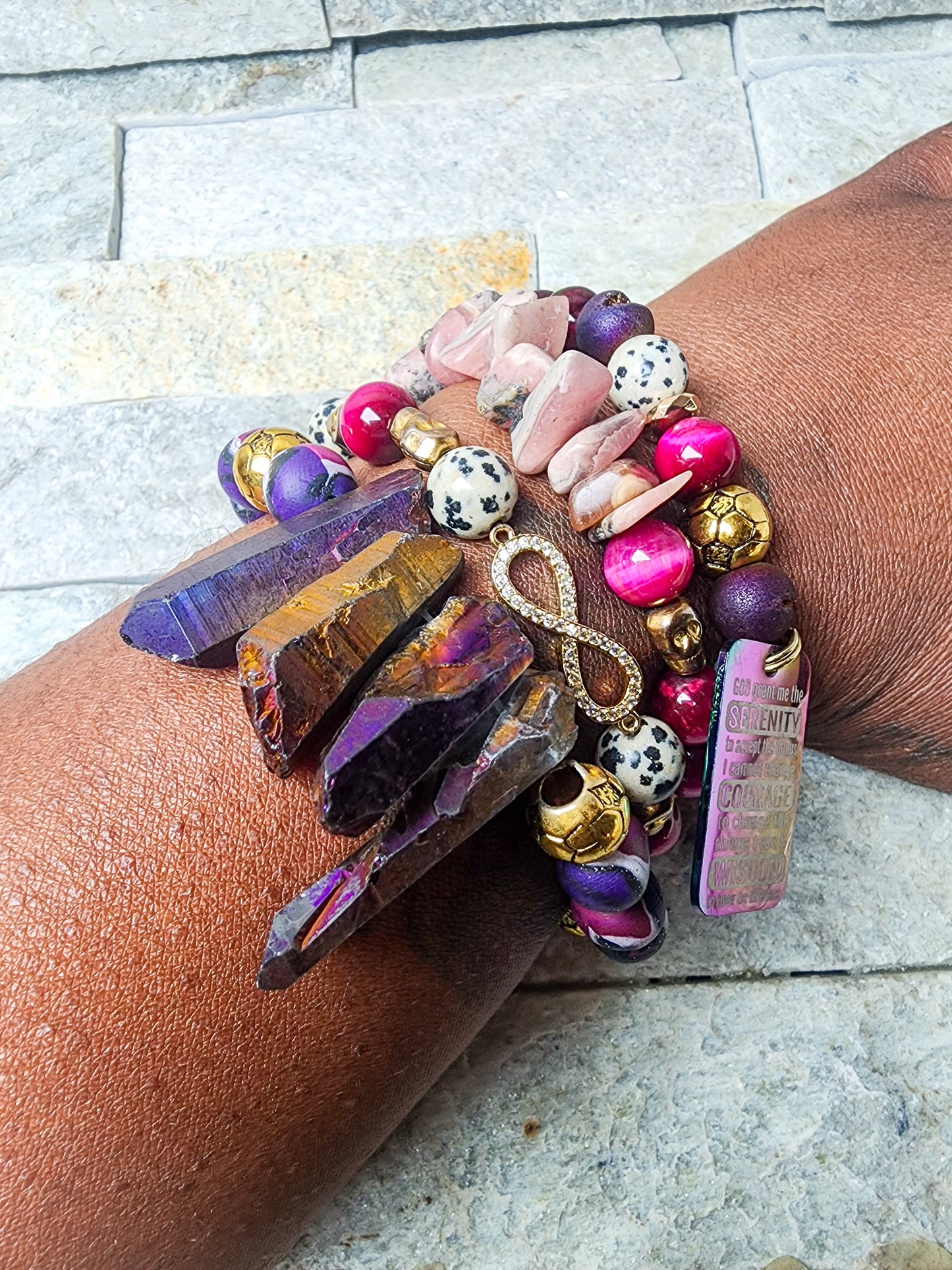 Serenity | Earth's Elegance in Bracelet Stacks