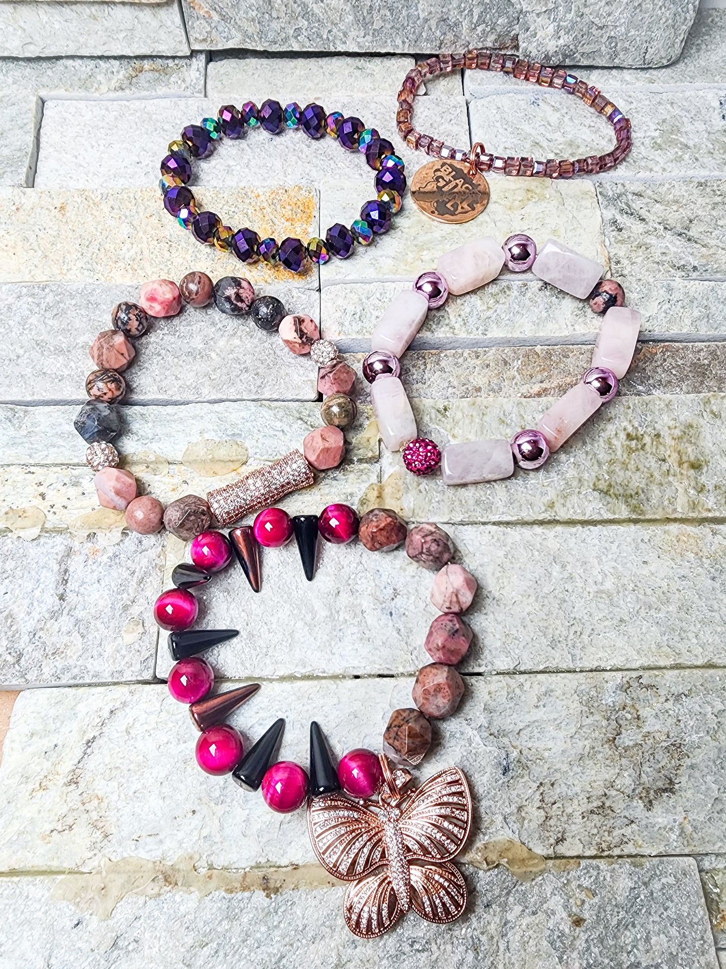 Ciprini Crystal Harmony Bracelet Stack
