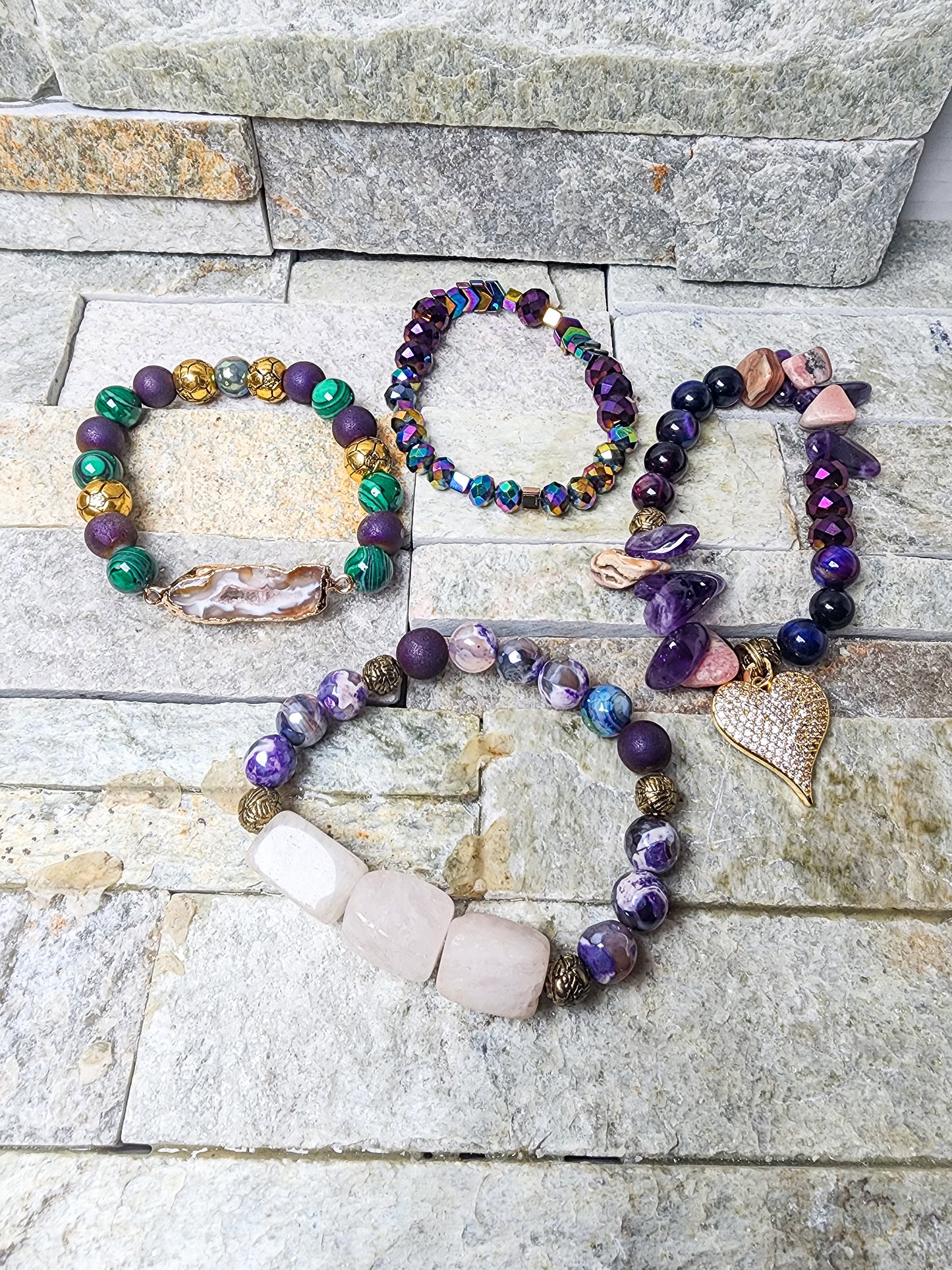 Urgency | Crystal Harmony: Finest Gemstone Bracelet Stacks