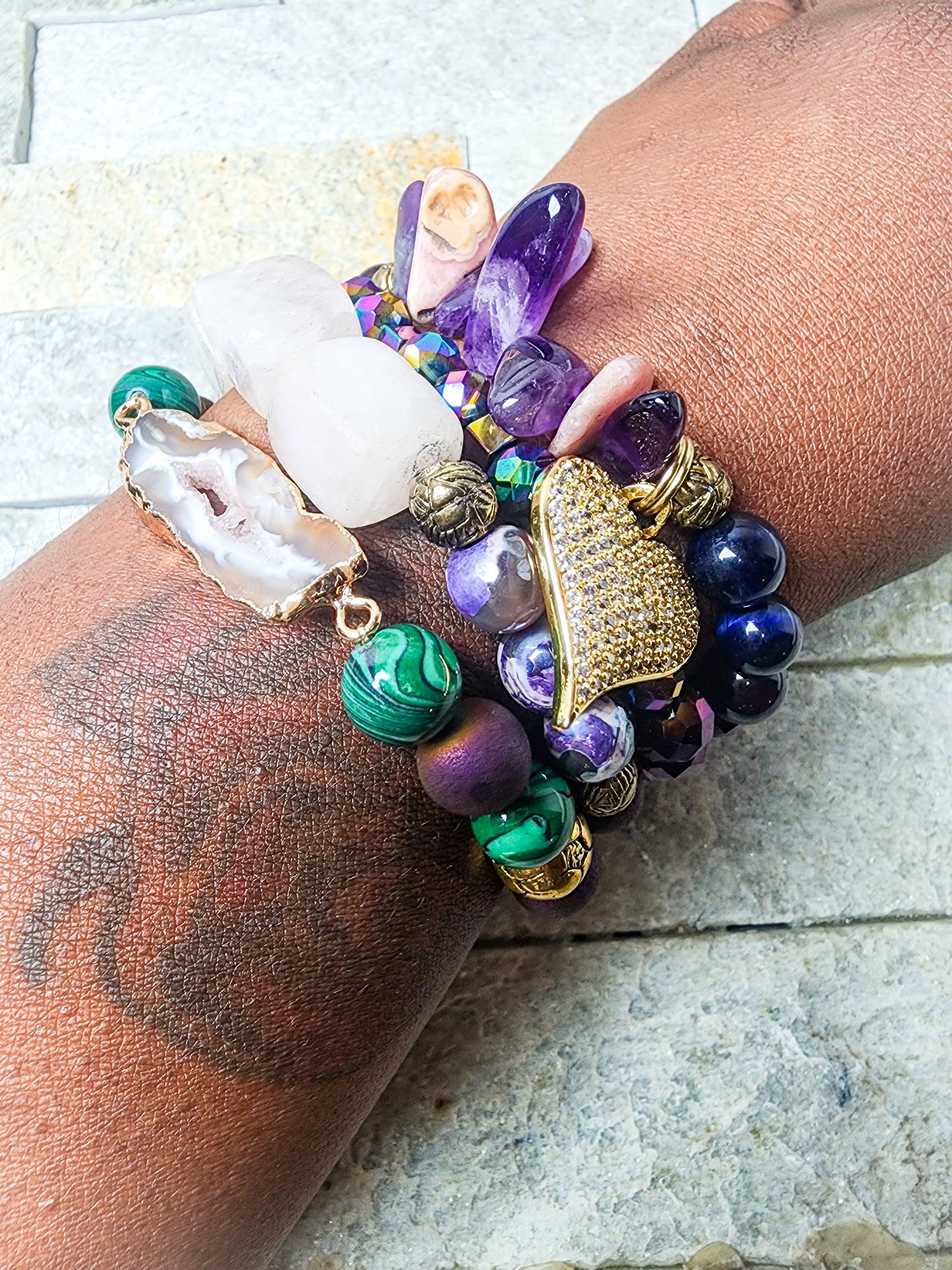 Urgency | Crystal Harmony: Finest Gemstone Bracelet Stacks