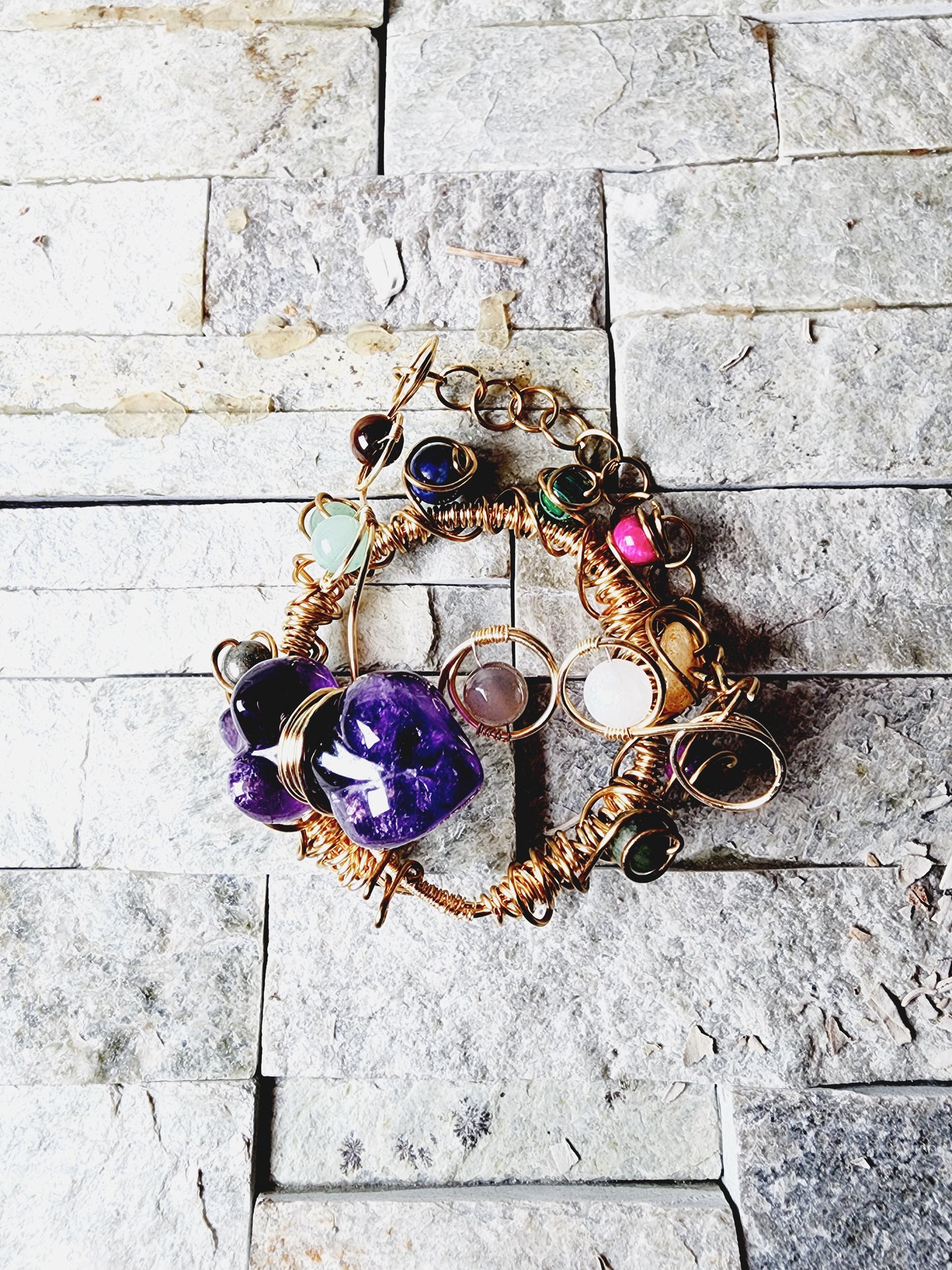 Indulgent Luxury Wire-Wrapped Bracelets