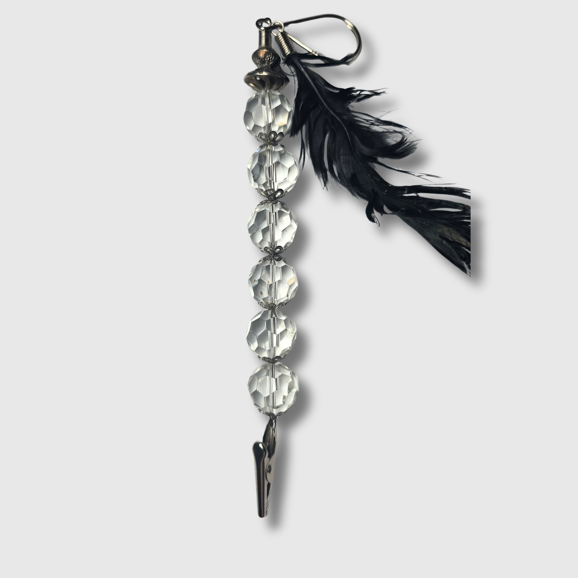 Cat’s Eye beaded bracelet sewn with needle and thread, featuring a cup button clasp and seed beads — handcrafted by JvOR