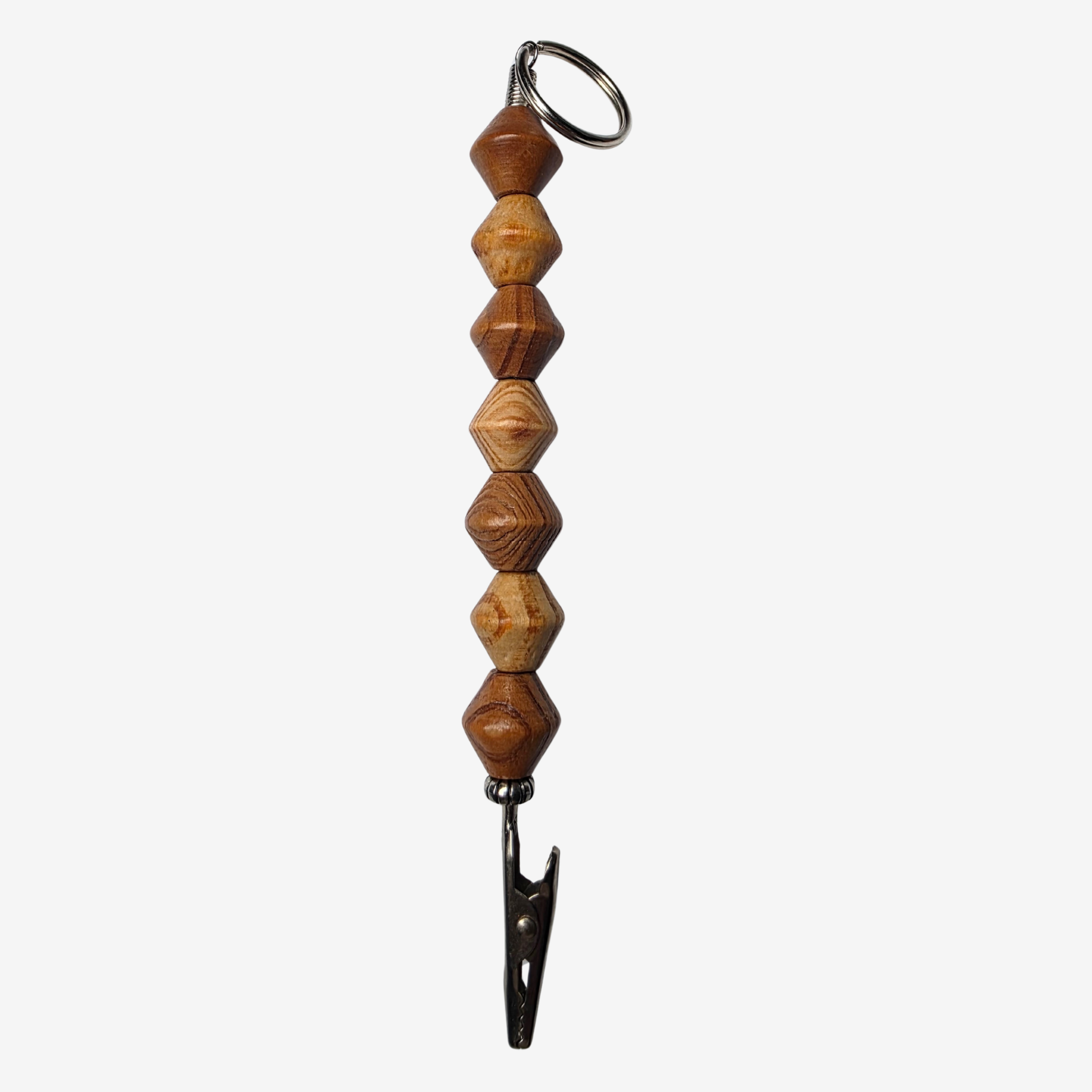 JvOR handmade Simplicity Clips with big-hole beads — unique, versatile card clip accessories featuring stylish, trendy beads in a variety of colors, shapes, and sizes for bold everyday style