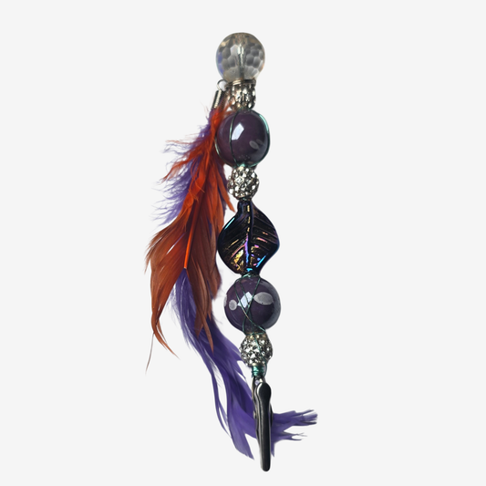 JvOR handmade Simplicity Clips with big-hole beads — unique, versatile card clip accessories featuring stylish, trendy beads in a variety of colors, shapes, and sizes for bold everyday style