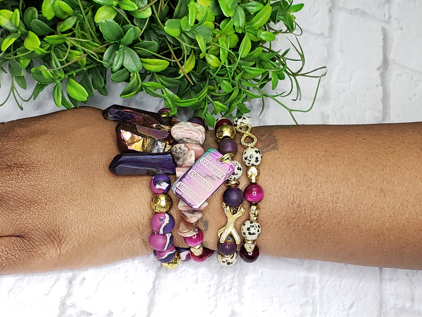 Serenity | Earth's Elegance in Bracelet Stacks