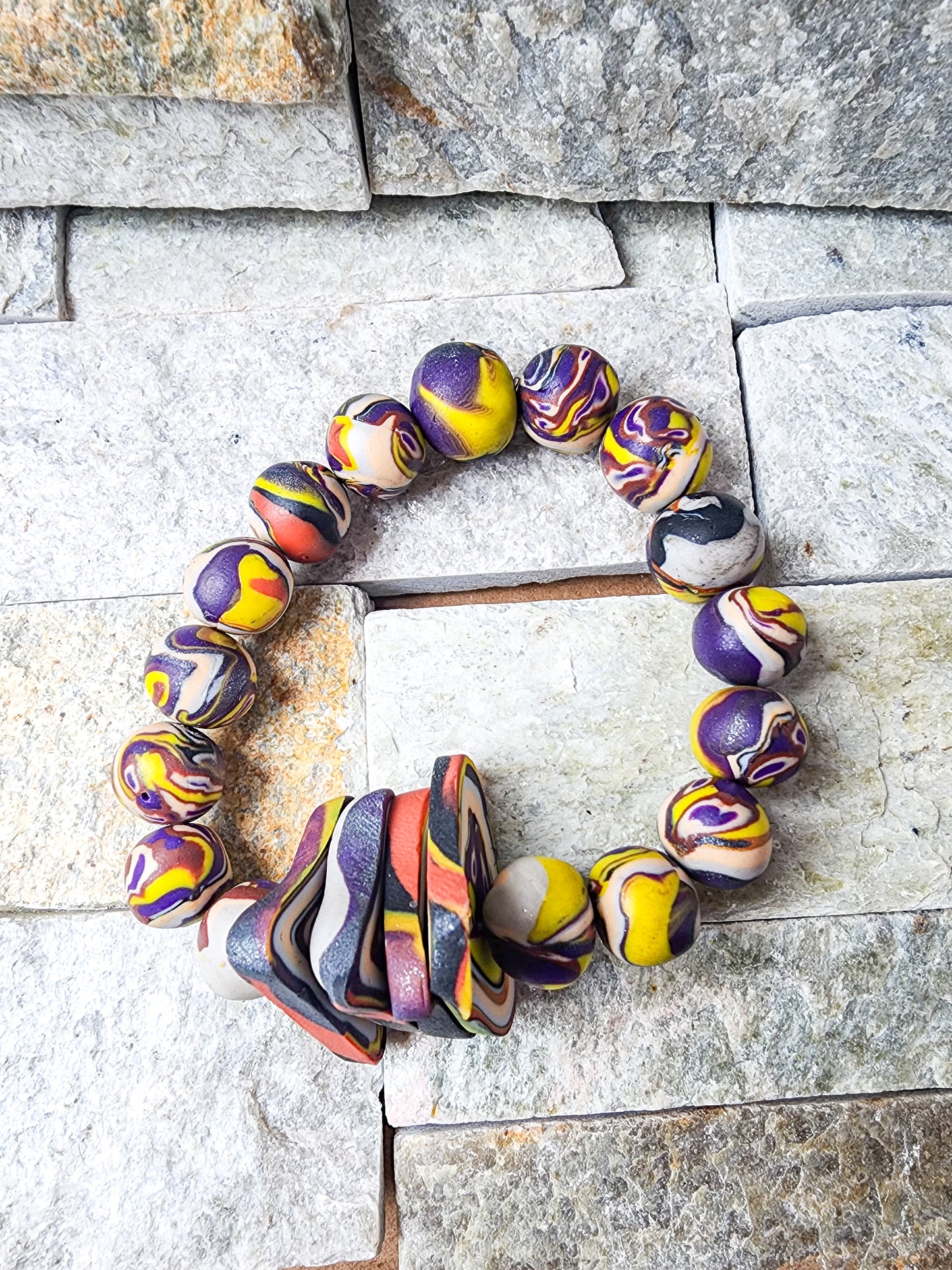 Custom-Made Polymer Clay Bracelets: Handcrafted Elegance