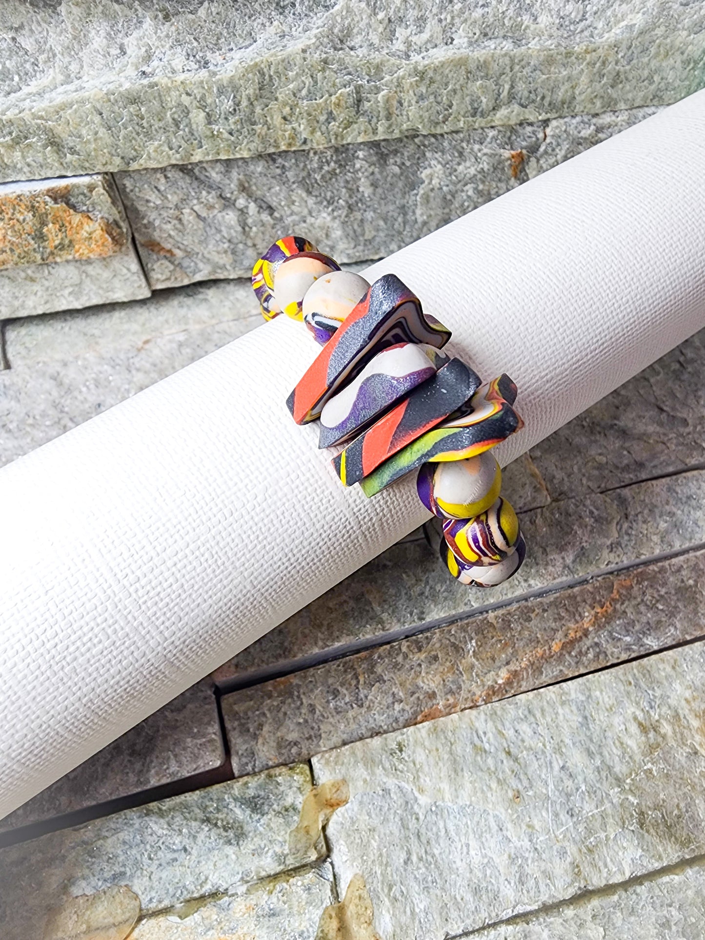 Custom-Made Polymer Clay Bracelets: Handcrafted Elegance