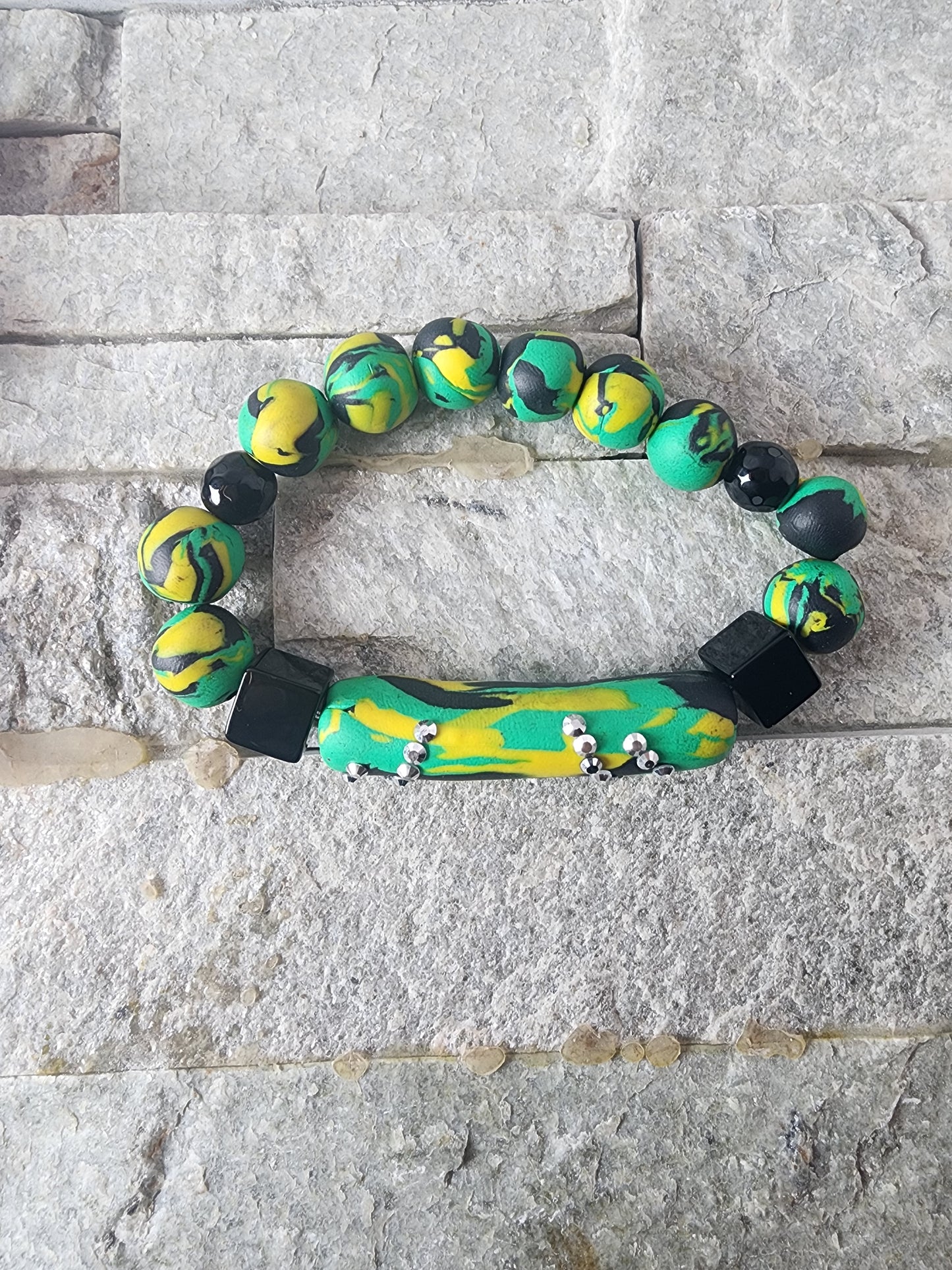 Take Notes | Gemstone-Infused Polymer Clay Bracelets