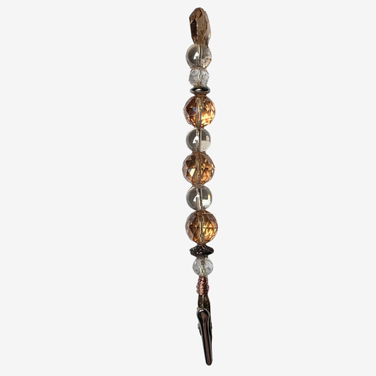 JvOR handmade Simplicity Clips with big-hole beads — unique, versatile card clip accessories featuring stylish, trendy beads in a variety of colors, shapes, and sizes for bold everyday style