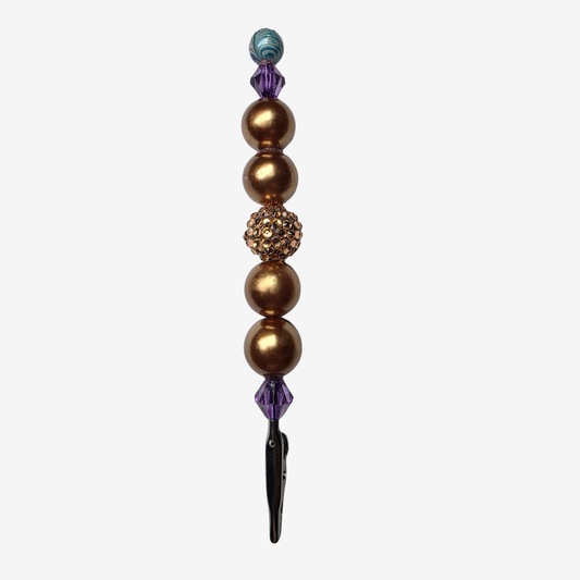 JvOR handmade Simplicity Clips with big-hole beads — unique, versatile card clip accessories featuring stylish, trendy beads in a variety of colors, shapes, and sizes for bold everyday style