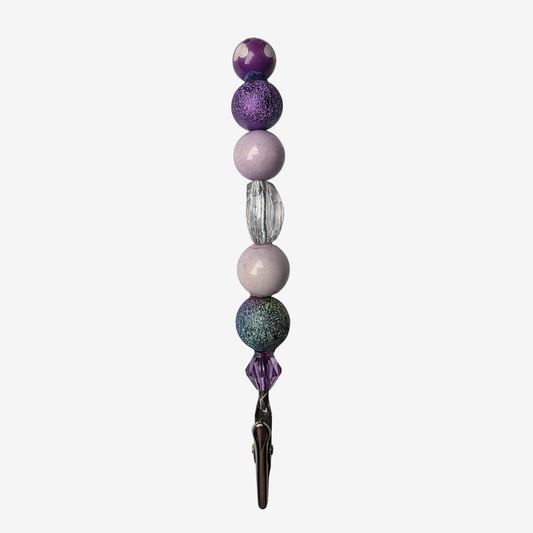 JvOR handmade Simplicity Clips with big-hole beads — unique, versatile card clip accessories featuring stylish, trendy beads in a variety of colors, shapes, and sizes for bold everyday style