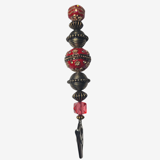 JvOR handmade Simplicity Clips with big-hole beads — unique, versatile card clip accessories featuring stylish, trendy beads in a variety of colors, shapes, and sizes for bold everyday style