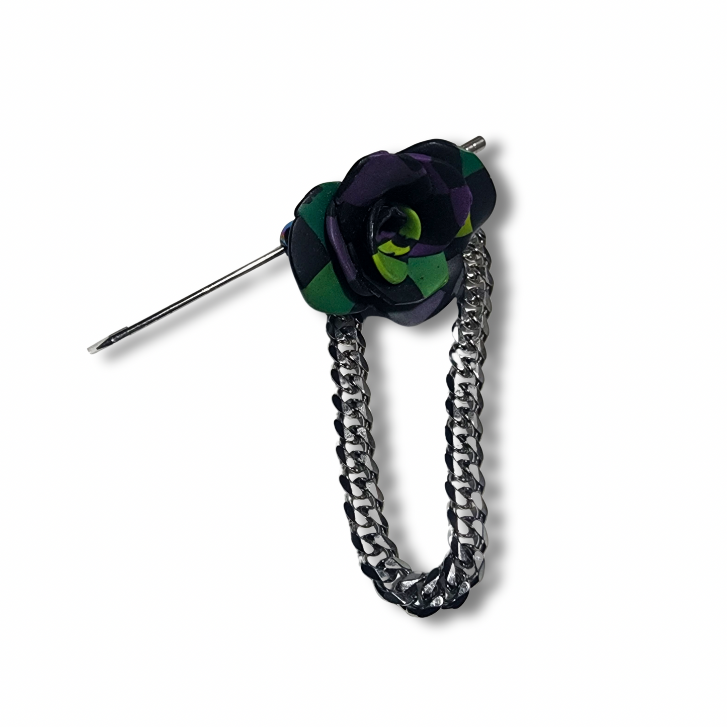 handmade velvet authority chain edition tool with crystals and metal chain jvor