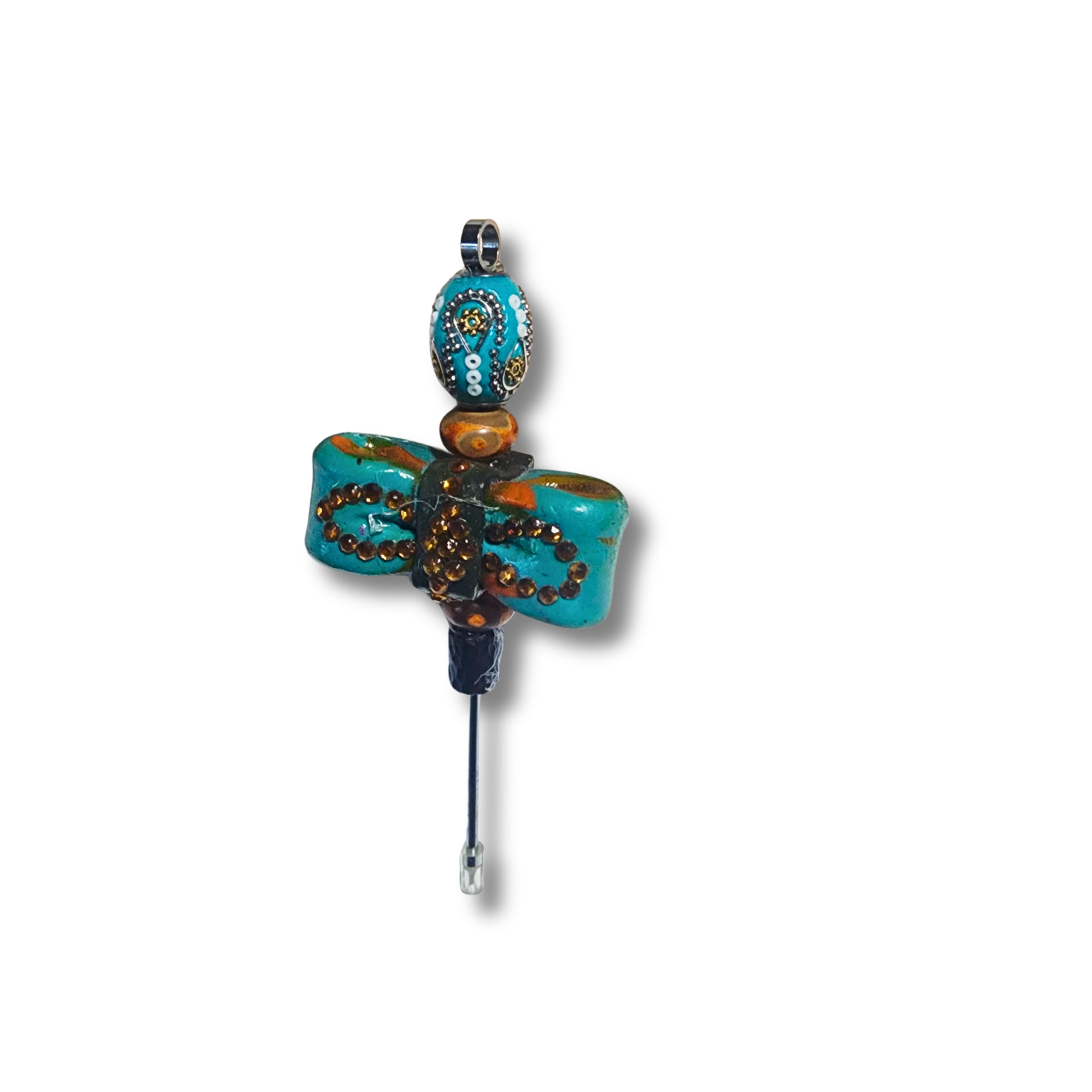 Velvet Authority one-of-one polymer clay and crystal multi-functional tool – JVOR
