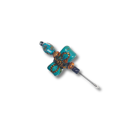 Velvet Authority one-of-one polymer clay and crystal multi-functional tool – JVOR